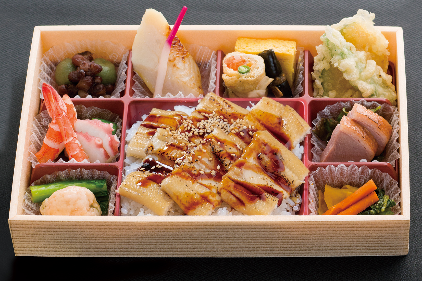 【仕】［彩弁当］穴子弁当＜出前＞