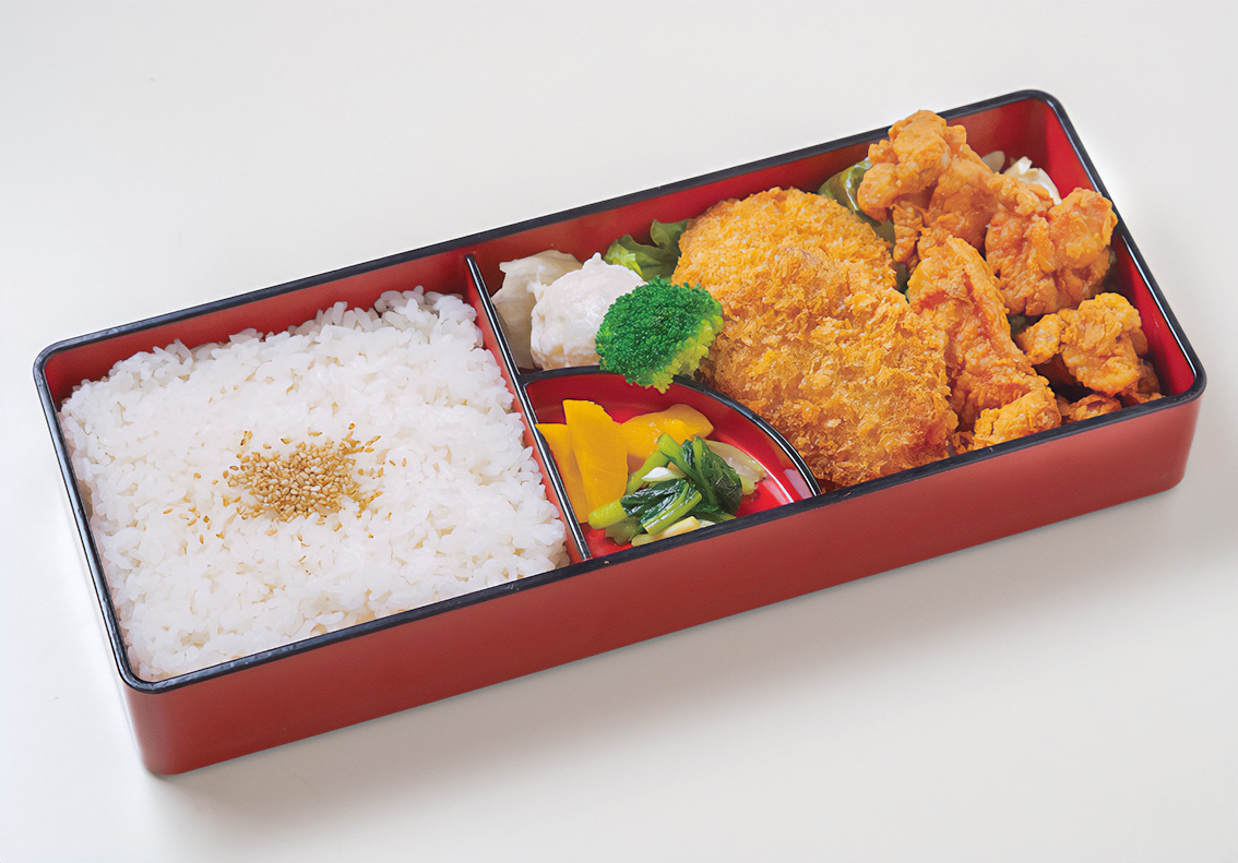 【仕】鶏唐揚ひれかつセット＜出前＞